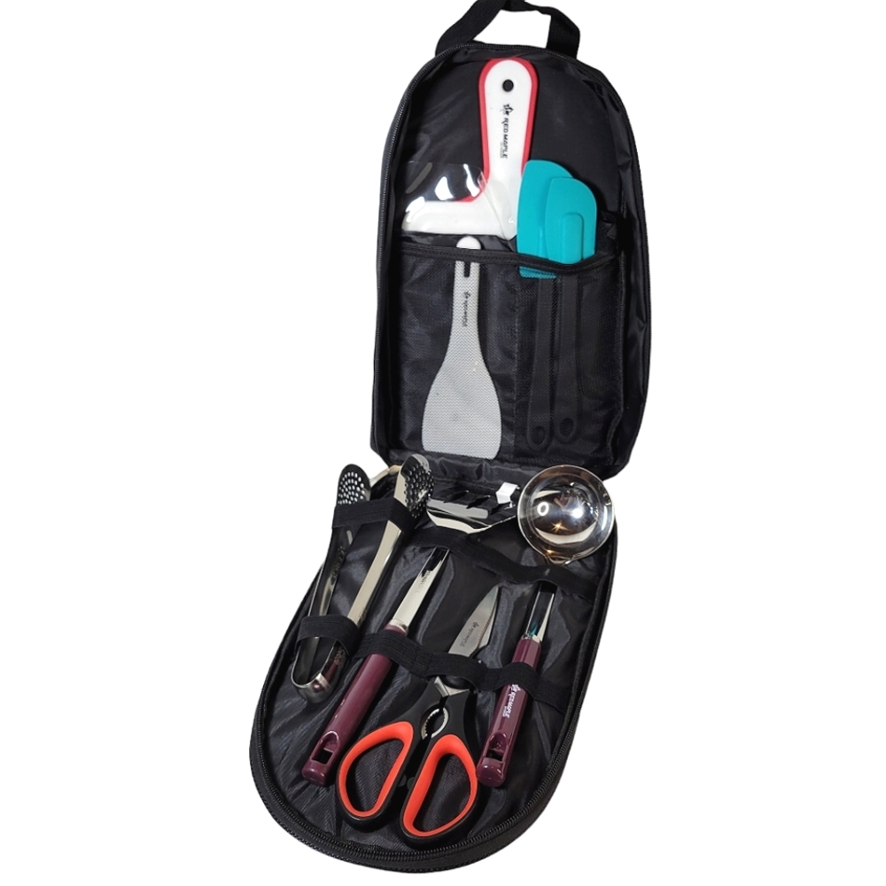 Red Maple portable outdoor kitchen utensil set NEW